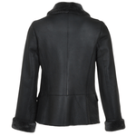 Short Shearling Jacket  Black: 614 TASKANA