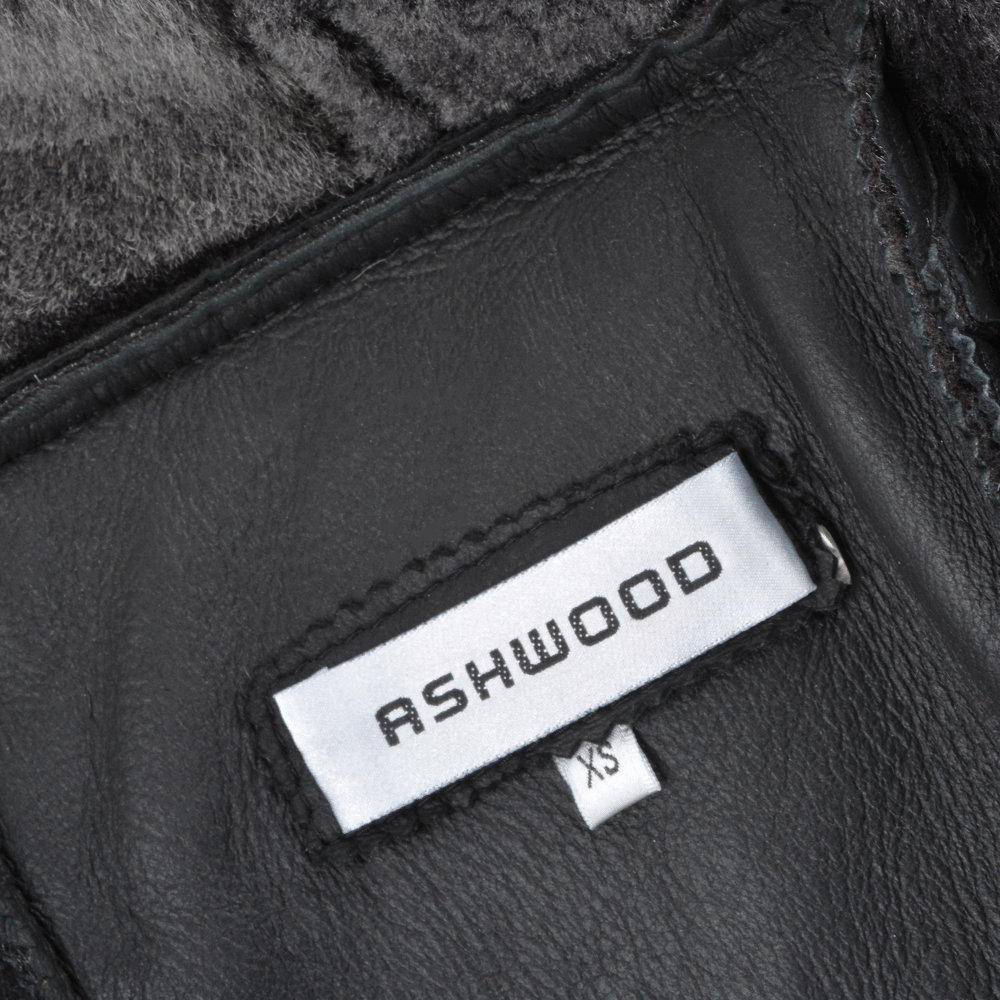 Short Shearling Jacket  Black: 614 TASKANA