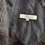 Long Length Toscana Suede Leather Coat Brown: KB 270
