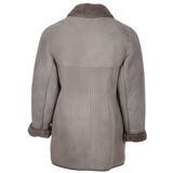 Sheepskin Coat Gray: KE 72
