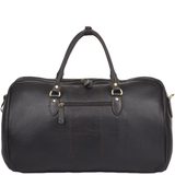 Mens Large Leather Weekend Holdall Brown/tum : Charles