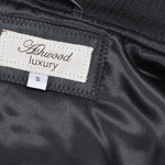 Leather Bomber Jacket  Black: FO WILLIE