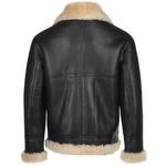 Sheepskin Flying Jacket Brown/ cream: KE-117