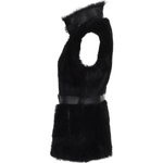 Luxury Shearling Gilet Black: KB-633