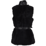 Luxury Shearling Gilet Black: KB-633