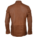 Leather Coat Tan: 2238