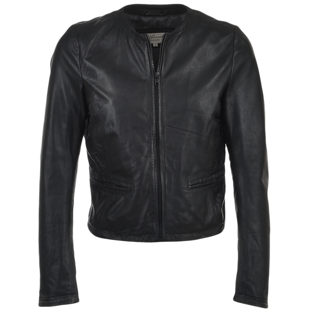 Leather Jacket Black: FO-ETHEL