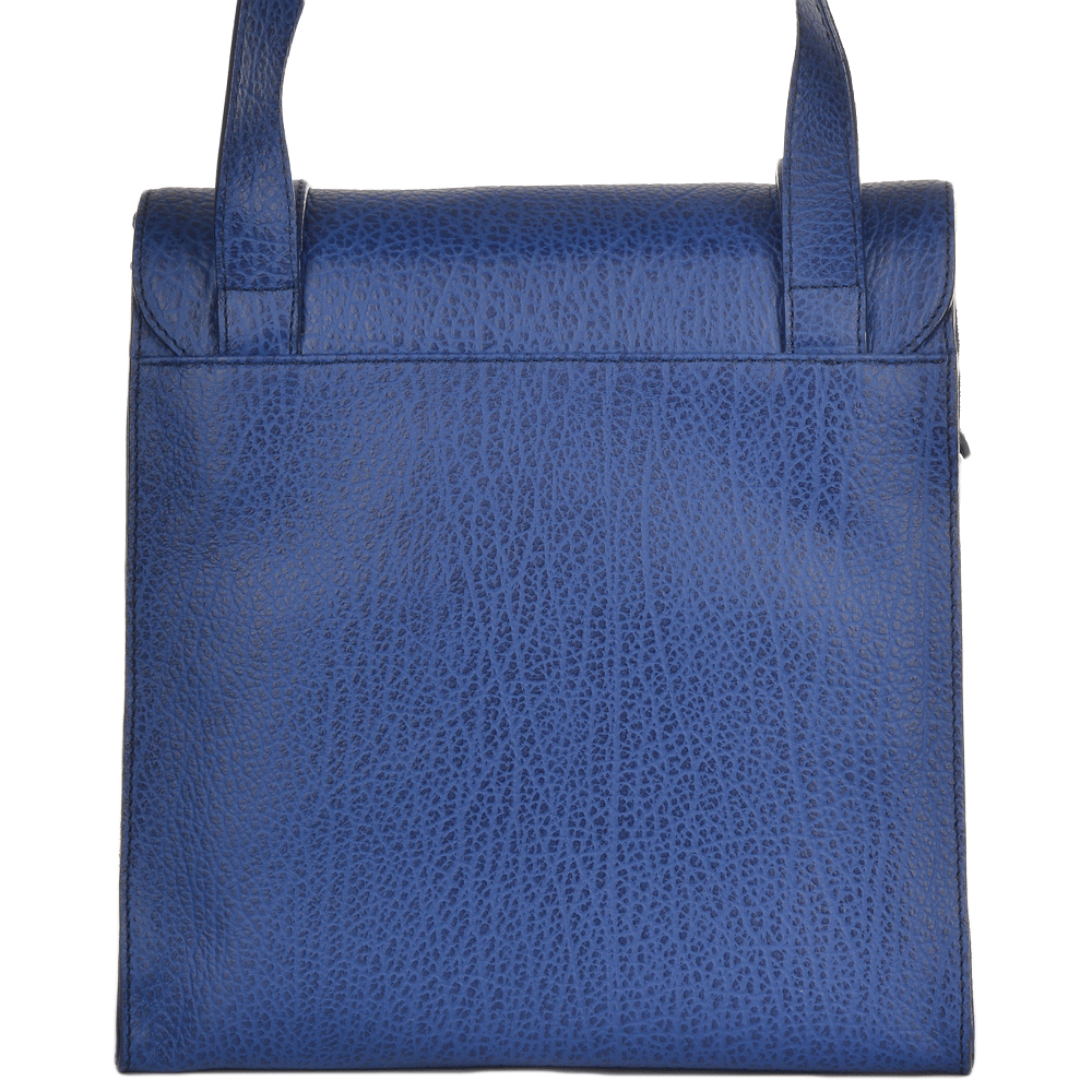 Italian Leather Backpack French Blue/ruthenium : 50006 85 4Y NH