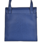 Italian Leather Backpack French Blue/ruthenium : 50006 85 4Y NH