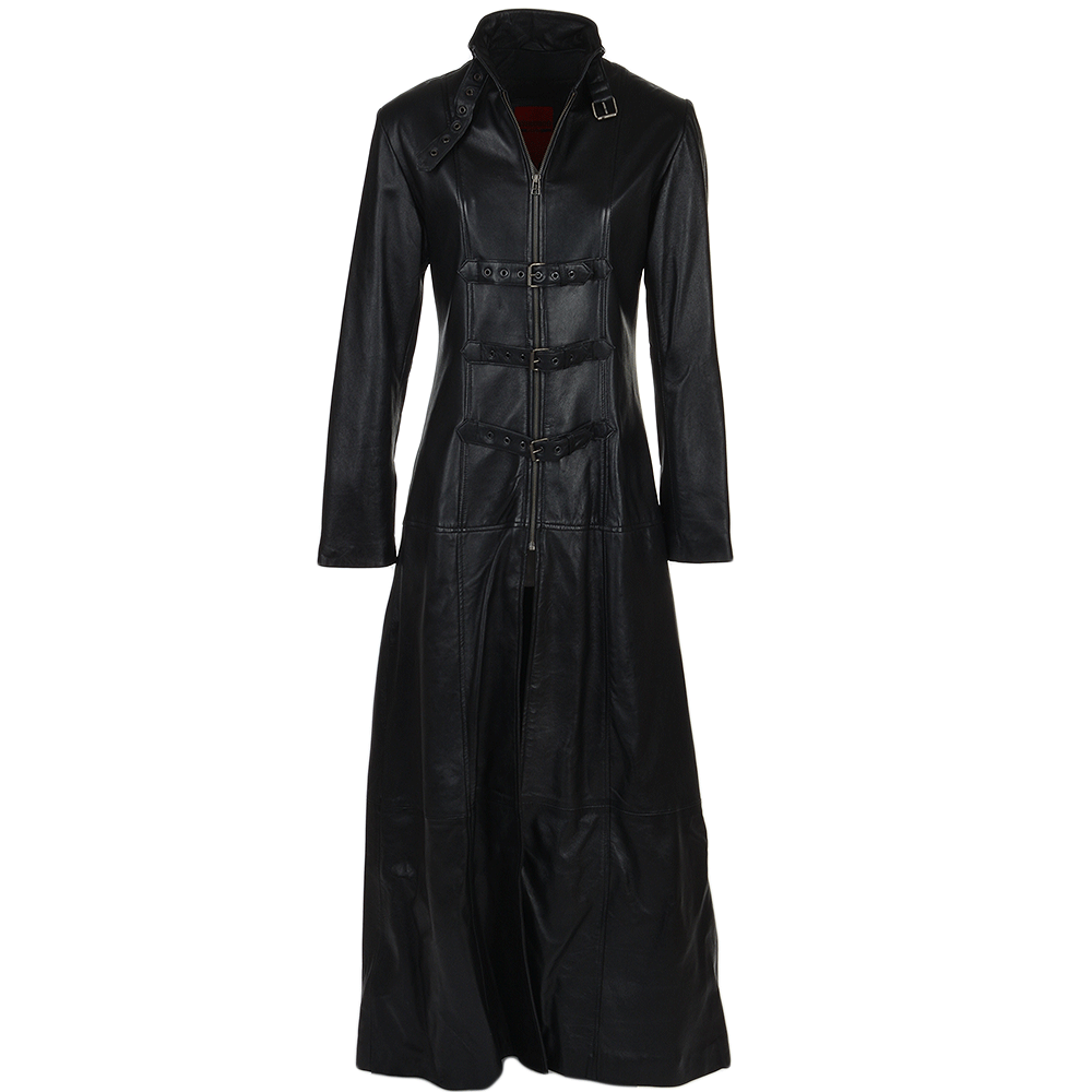 Long Length Gothic Coat Black Black: REEMA