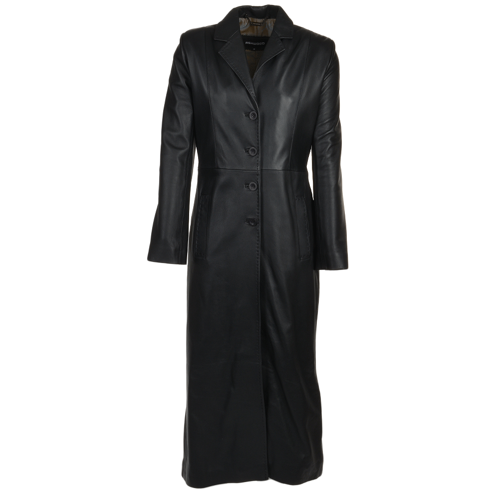 Long Length Trench Coat Black/nap: 469 LONG