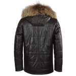 Lambskin Leather And Sheepskin Lined Jacket Brown: E1685