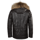 Lambskin Leather And Sheepskin Lined Jacket Brown: E1685
