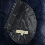 Hooded Long Suede Toscana Gilet Ombre Blue: KB-694