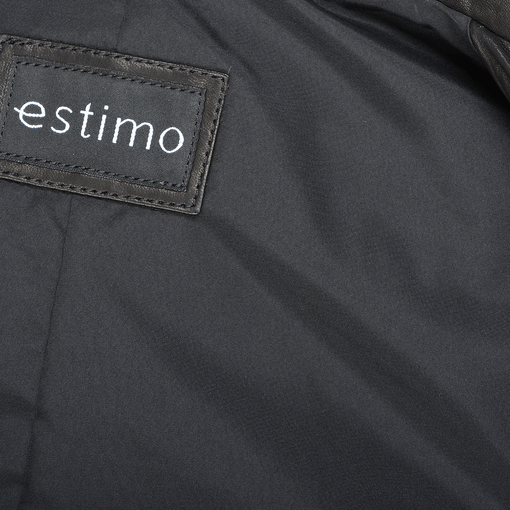 Vegetable Tanned Leather Biker Jacket Black: Z-2015
