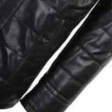 Lambskin Leather and Sheepskin lined Coat Black: E1521