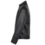 Full Grain Leather Jacket Syh Jumbo Black: E1414