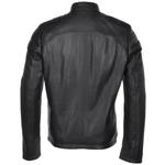 Full Grain Leather Jacket Syh Jumbo Black: E1414