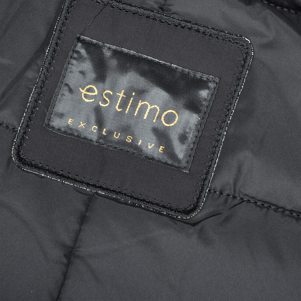 Hooded Raccoon Fur Parka Black: E 8085 F