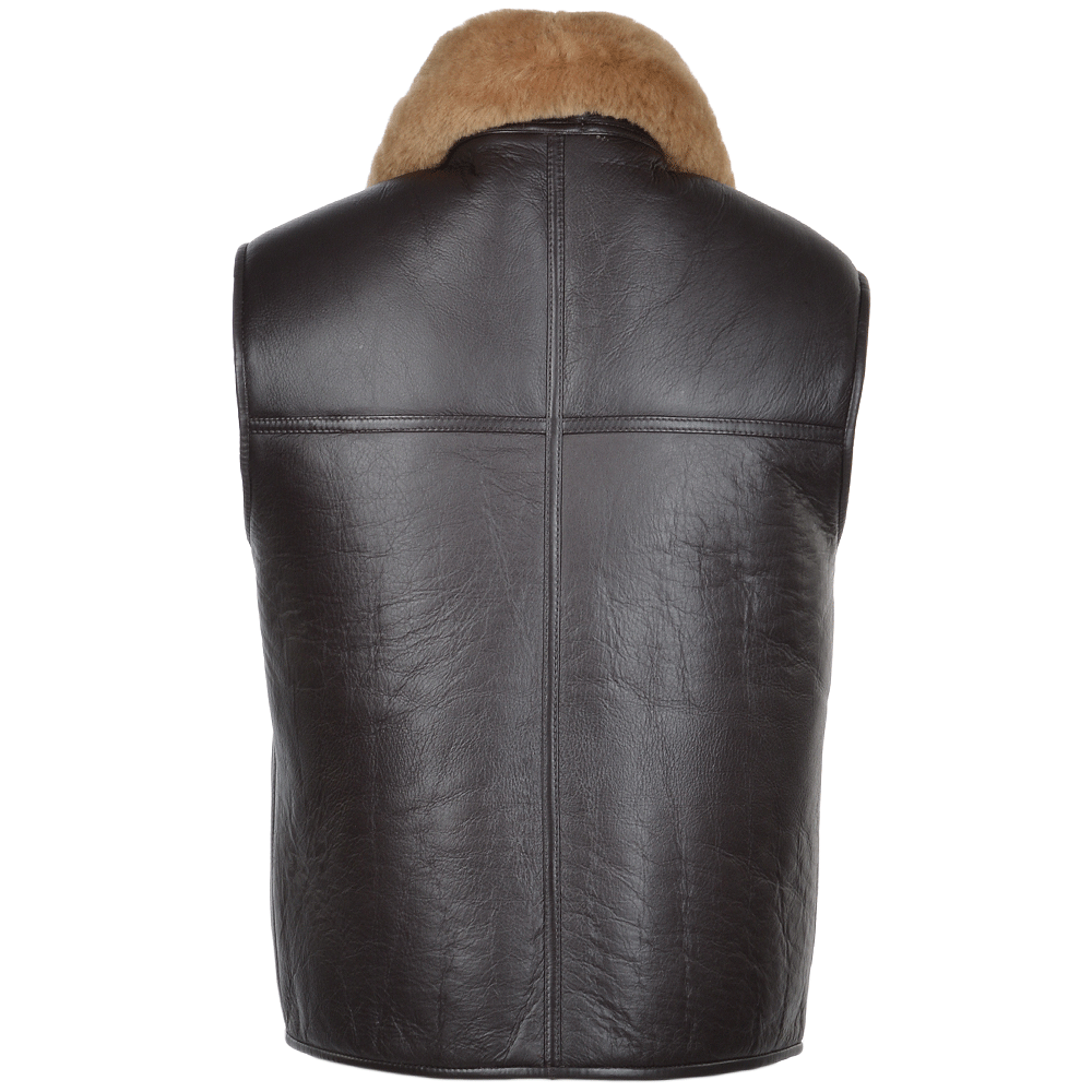 Sheepskin Gillet Ginger: KE-197