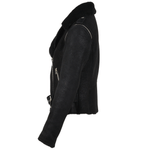 Belted Biker 2-in-1 Biker Pilot Jacket Black/snu: 120-15
