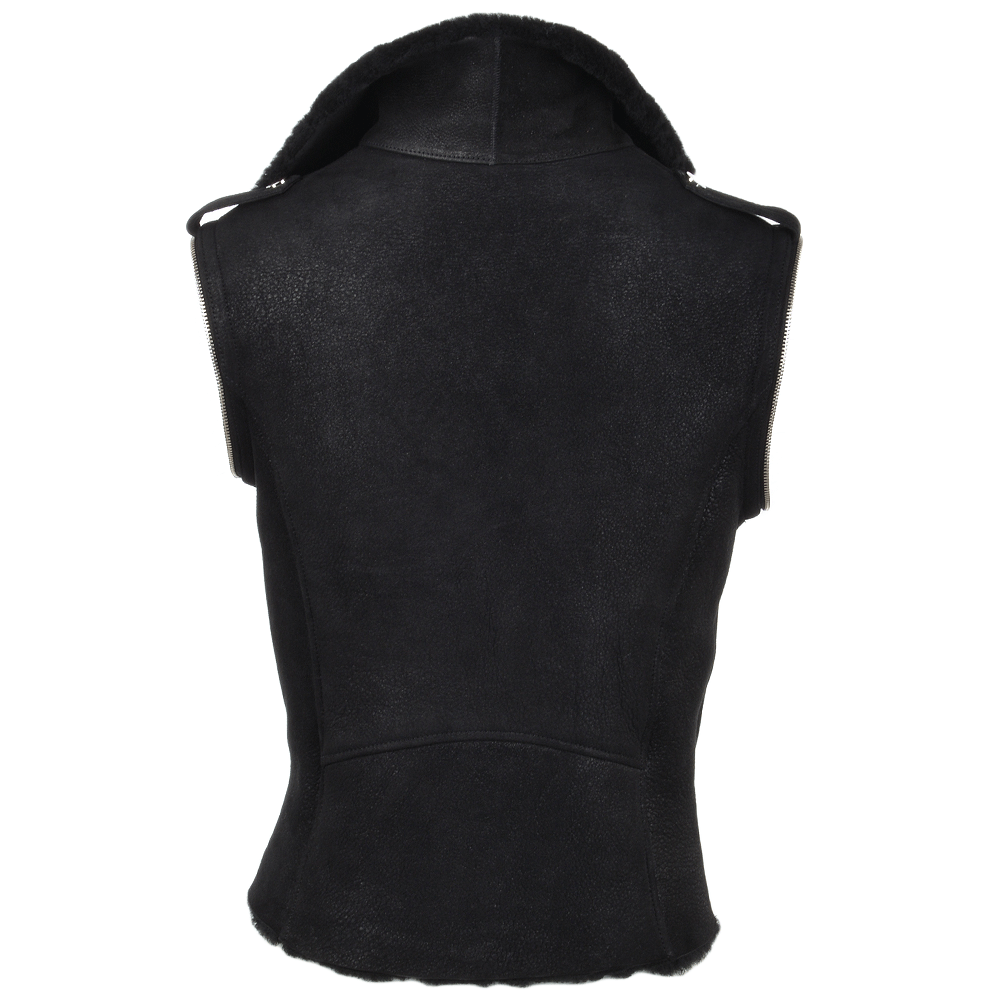 Belted Biker 2-in-1 Biker Pilot Jacket Black/snu: 120-15