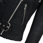 Belted Biker 2-in-1 Biker Pilot Jacket Black/snu: 120-15
