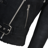 Belted Biker 2-in-1 Biker Pilot Jacket Black/snu: 120-15