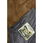 Hand Buffed Soft Sheepskin Pilot Jacket Brown/ ginger: KE B3