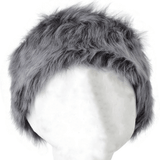 Toscana Sheepskin Leather Headband Black/brissa: KB-591
