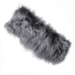 Toscana Sheepskin Leather Headband Black/brissa: KB-591