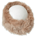 Toscana Sheepskin Leather Headband Camel/brissa: KB-591
