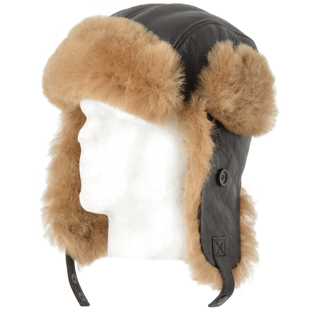 Sheepskin Aviator Hat Ginger: KB-500