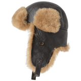 Sheepskin Aviator Hat Ginger: KB-500