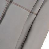 Lamb Shearling Mandarin Collar Jacket Taupe: KB 679