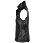 Leather Gilet Black/app: FO-GILLET 2