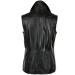 Leather Gilet Black/app: FO-GILLET 2