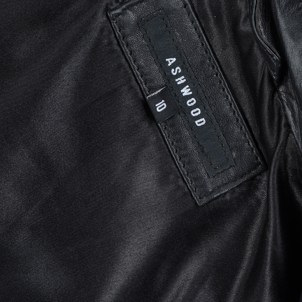 Leather Gilet Black/app: FO-GILLET 2