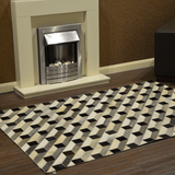 Hair On Hide Rug Gray/Charcoal: ASH 01