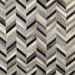 Hair On Hide Rug Light Grey/ Charcoal: ASH 02