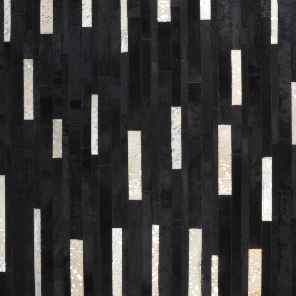 Hair On Hide Rug Neutral/Blk: ASH 04