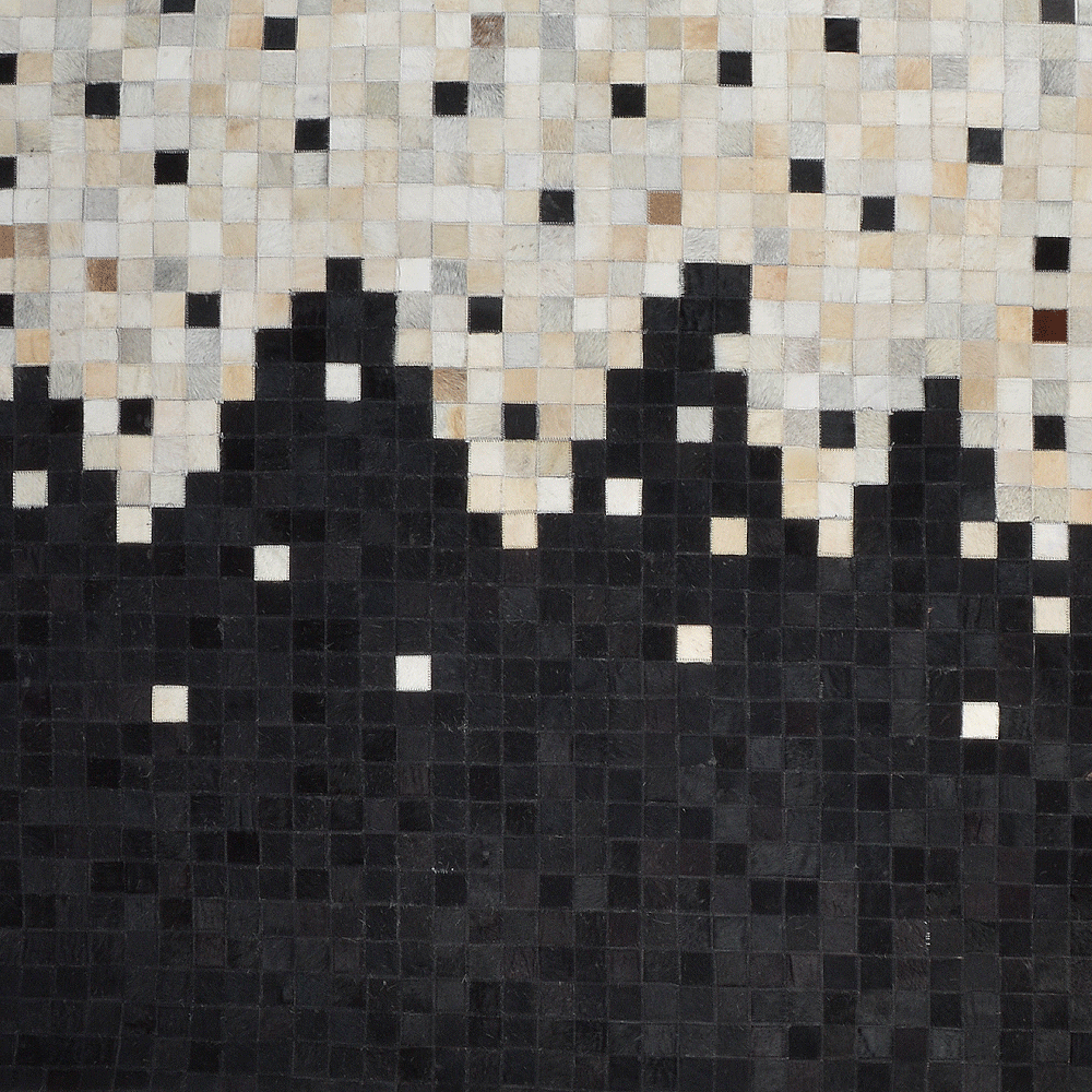 Hair On Hide Rug Neutral: ASH 08