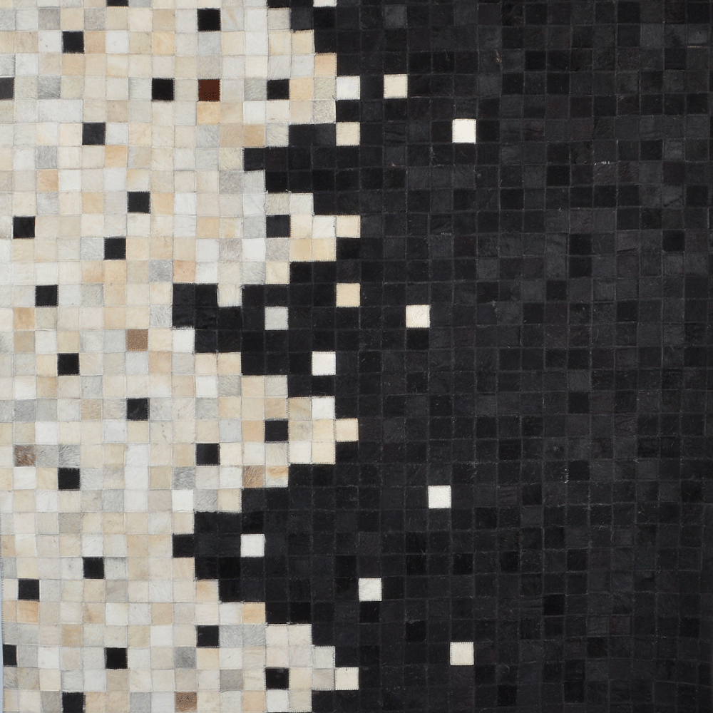 Hair On Hide Rug Neutral: ASH 08