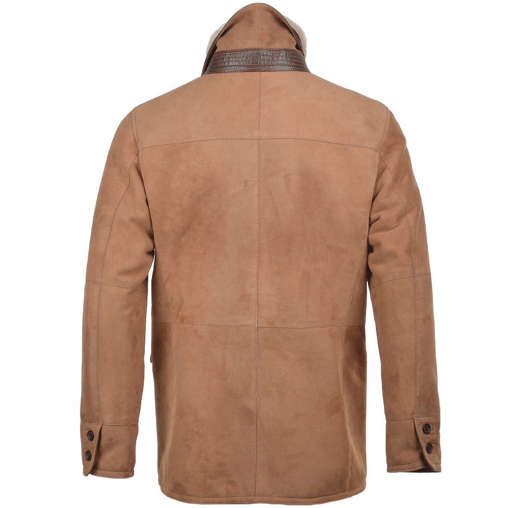 Shearling Coat  Tan/snu: KE-183
