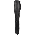 Leather Hipster Trousers Black: PT333