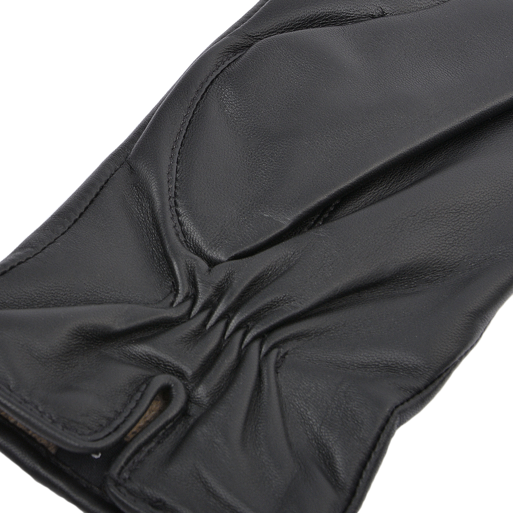 Leather Gloves Black : 401