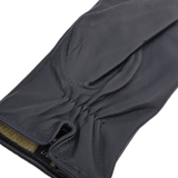 Leather Gloves Navy : 401