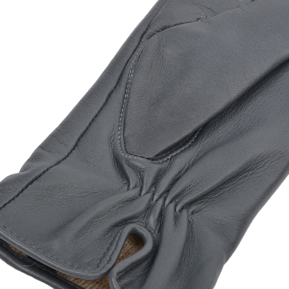 Leather Gloves Grey : 401