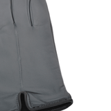 Touch Screen Friendly Two Tone Leather Gloves Black/ Grey : 137