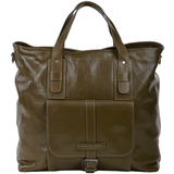 Unisex Travel and Shopper Bag Moss Green/ruthenium - 61255 01 4B NH